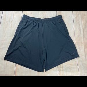 Nike men’s black dry fit training shorts